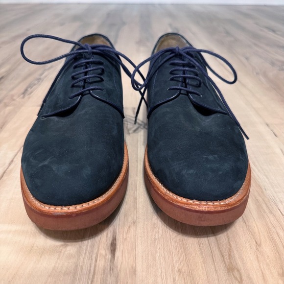 Brooks Brothers Classic Bucks in navy Suede Leather Size 10‎ main image 4